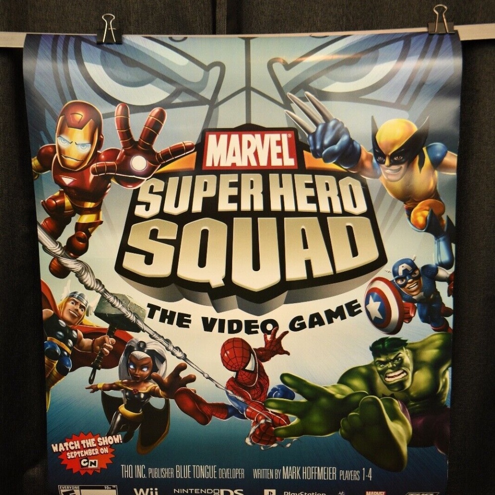 San Diego Comic Con Marvel Superhero Squad Video Game Poster